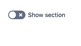 Example image of rendered toggle